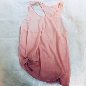 Victoria’s Secret Mesh Pink Tank